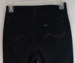 Lee Natural Fit Straight Leg Mid Rise Midnight Black Jeans Size 10M - £15.45 GBP