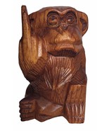 WorldBazzar Bad Monkey (B) Rude Flipping The Bird Giving Finger Statue 6... - $24.69