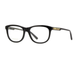 Gucci GG1292O 001 Eyeglasses Frame Square Black With Demo Lens - £137.04 GBP