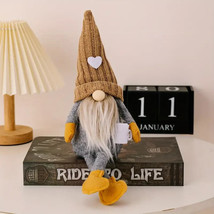 Coffee Gnome Plush Doll Coffee Bar Decoration Coffee Lover Gifts Brown Male New - £9.88 GBP