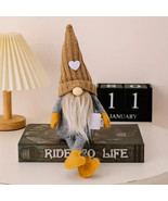 Coffee Gnome Plush Doll Coffee Bar Decoration Coffee Lover Gifts Brown M... - £9.69 GBP