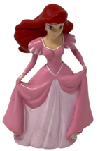 Princess Ariel in Pink Dress Action Figure Toy Cake Topper Little Mermaid 3.5" image 2