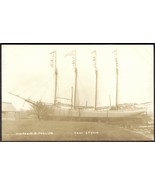 Schooner Florence B. Phillips (2) RPPC Postcards Built 1917 Camden, Maine - $129.93 CAD