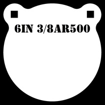 6&quot; 3/8&quot; Thick AR500 Steel Shooting Target Rifle Target - 1pc. Gong Steel... - $666.99 MXN