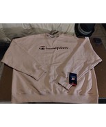 Champion Powerblend Sweatshirt Size 2XL Long Sleeve Sheer Pale Crew Uniq... - $28.61
