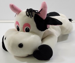 *M) Shalom Toy Co. Inc Stuffed Cow Toy Animal 17&quot; - £4.42 GBP