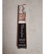 Okalan Waterproof Eyebrow Pencil Charm Focus Double Effect 04 Dark Brown - $305.20 MXN