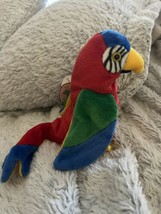 Retired TY BEANIE BABY JABBER PARROT TAG ERRORS TUSH STAMP MINT - $799.00
