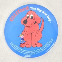 Vintage Clifford The Big Red Dog Pinback Button Pin Scholastic 1997 - £7.95 GBP