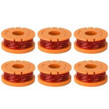 GreatBuddy 6 Pack WA0010 Replacement Spool for Worx Weed Eater String, C... - $36.41