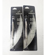 Parker Ball Pen Refill Black ink Fine point set 2 2001 Sanford #30315 ba... - $361.13 MXN