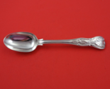Kings by George Adams English Sterling Silver Dessert Spoon w/Crest Crow... - $107.91