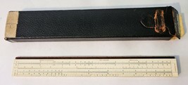 Vintage Keuffel &amp; Esser (K&amp;E) N4088-3 Slide Rule &amp; Case - Missing Cursor - £9.50 GBP