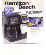 Hamilton Beach☆FlexBrew☆Dual Use☆12 Cups☆Trio Coffee Maker + K-Cup☆Keurig - $2,811.30 MXN
