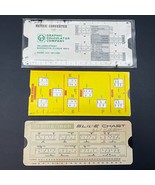 Metric Converter Lot of 3 Slide Chart Concrete Estimator Lumber Calculat... - €15,21 EUR
