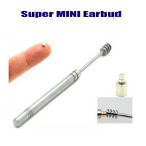 Super Mini Wireless Magnetic Earpiece In-Ear Smallest Earphone 10pcs/lot MIC Spy - £53.28 GBP