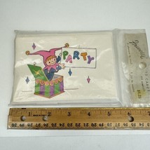 Vtg Fravessi Jester Clown Sealed Pack of Party Invitation Invite Greeting Cards - £11.00 GBP