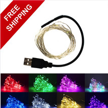 Fairy Christmas Lights Copper Wire Led String Light 1/2/5/10M Outdoor Garlands - £4.17 GBP+