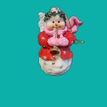 Snowman Angel Christmas Ornament - £6.29 GBP