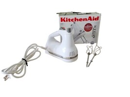 KitchenAid 3-Speed Classic 3 Hand Mixer - White Tested/Working 2 Beaters... - £13.61 GBP