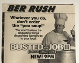 Busted On The Job III Tv Guide Print Ad Advertisement TV1 - $5.93