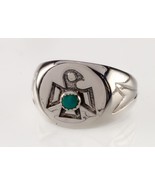Bell Trading Sterling Silver Eagle Turquoise Ring Size 5.75 - €110,23 EUR