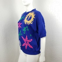 St. John Knit Sweater Short Sleeve Bright Colors Beach Sz M Fall Winter ... - £135.09 GBP