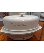 The Steamer Rice Cooker Rival #4450 Vegetable Oval Automatic Vintage - $48.69 CAD