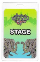 ELECTRIC ZOO The 6th Boro 2017 EDM Rave Music Festival NYC Laminate STAG... - $34.64