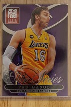 2013-14 Basketball Card Elite Series Insert #11 Pau Gasol Los Angeles Lakers - £3.36 GBP