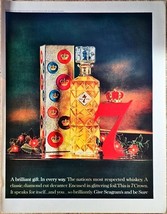 SEAGRAMS 7 CROWN - Respected Whiskey - Diamond Cut - 1961 Vintage Print Ad - €10,70 EUR