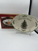 SPODE Bless This Home Tray Oval Serving Plate 11&quot; x 7&quot; NEW box - £13.16 GBP