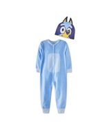 Bluey Toddler Soft Fleece Pajama Sleeper with Costume Style Cap, Size 2T - $26.72