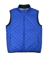 Brooks Brothers Mens  Blue Diamond Quilted Vest Jacket Coat Sz Medium M ... - $111.01 CAD