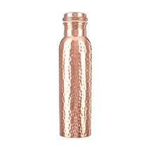 Hammered Copper Bottle, 950 Ml Best Quality With Ayurvedic Benefits Immunity - £20.92 GBP