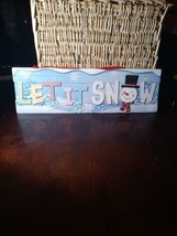 Let It Snow Sign - £10.52 GBP