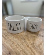 Rae Dunn By Magenta Guac and Salsa Bowl Set No Box Or Spoons - $184.68 MXN