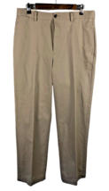 Orvis Dress Pants 33x28 Khakis 100% Cotton Dress Pants Career Mens - £29.64 GBP