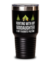 Hunting Tumbler From Goddaughter, Funny Tumbler From Hunter Goddaughter,  - £26.42 GBP