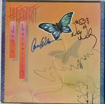 HEART - DOG &amp; BUTTERFLY SIGNED ALBUM X2 - Nancy Wilson, Ann Wilson  w/COA  - €217,86 EUR