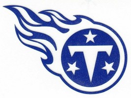 REFLECTIVE Tennessee Titans helmet decal sticker window hard hat sizes to 12&quot; - £2.78 GBP+