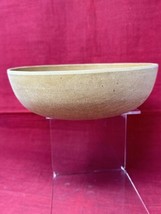 Ellingers Agatized Wood Salad Serving Bowl 9.5&quot; Wide Vintage MCM - $22.65