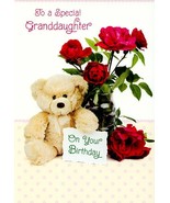 To A Special Granddaughter - Birthday Greeting Card - 01402-01 - $2.79