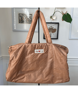 Vintage 70s 80s Bijoux Tan Puffy Bag Satchel Tote Purse Large - $939.18 MXN