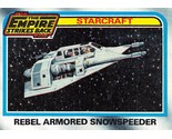 1980 Topps Star Wars Starcraft #139 Rebel Armored Snowspeeder Hoth A - £0.69 GBP
