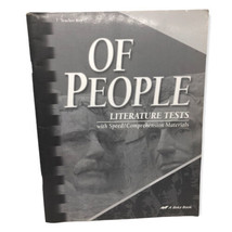 Of People Literature Tests Teacher Key Abeka 1999 A Beka Book - $12.19