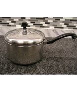 FARBERWARE Aluminum Clad Stainless Steel 3 Quart Sauce Pan with Lid. - €17,36 EUR