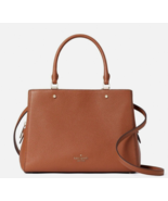 New Kate Spade Leila Medium Triple Compartment Satchel Warm Gingerbread ... - $179.46 CAD