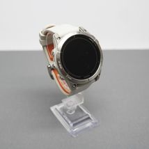 Garmin fenix 7 Pro Sapphire Solar Titanium with Gray Orange Band 010-02777-20 image 2
