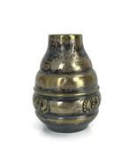 Vintage Gero Danish Denmark Silverplated Metal Vase Monogrammed Aage 4-1/8&quot; - $573.27 MXN